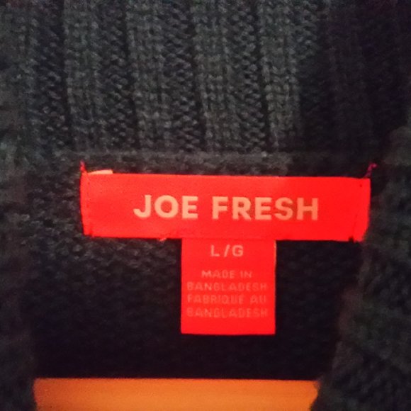 Blue Joe Fresh Sweater Sz L - Picture 3 of 3